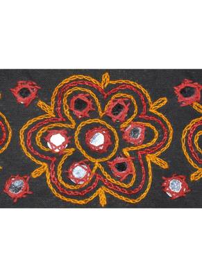 Home Decor Elephant Embroidery Mirror Work Desing Rajasthani Door Hanging 55 ... 2