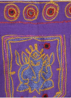 Handmade Jaipuri Embroidered Art Desing Cotton Door Hanging 55 X 19 Inches 3