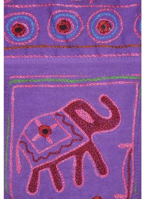 Elegant Mirror Work Design Rajasthani Handmade Art Embroidery Work Door Hangi... 3