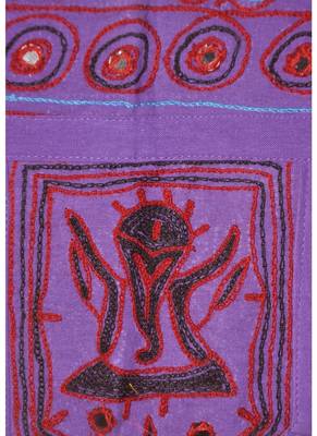 Decorative Entrance Mirror Work Desing Handmade Embroidery Cotton Indian Tora... 3