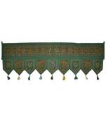 Room Decorative Handmade Elephant Embroidery Work Design Cotton Door Hanging ...