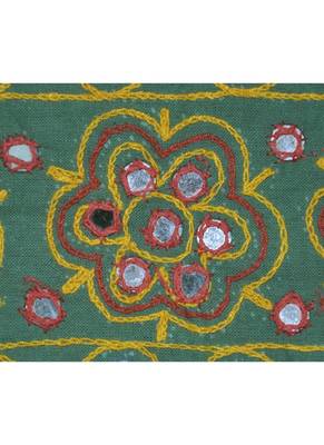 Room Decorative Handmade Elephant Embroidery Work Design Cotton Door Hanging ... 2
