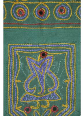 Room Decorative Handmade Elephant Embroidery Work Design Cotton Door Hanging ... 3