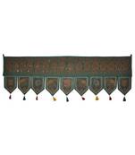 Jaipuri Handmade Mirror Work Design Elephant Embroidery Cotton Indian Toran T...