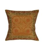 Lal Haveli Living Room Decor Square Shape Silk Single Cushion Cover 16 x 16 inch