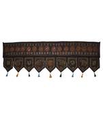 Handcrafted Mirror Work Design Handmade Embroidery Cotton Door Hanging Toran ...