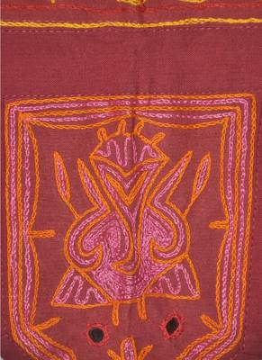 Mirror Work Design Handmade Elephant Embroidery Cotton Door Hanging 55 x 19 I... 3