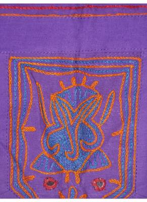 Ethnic Embroidered Work Design Handmade Mirror Work Cotton Door Hanging 55 x ... 3