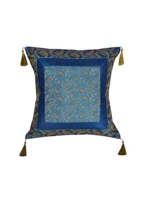 Lal Haveli Designer Handmade Silk Cushion Cover 18 x 18 inch 1
