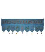 Home Decorative Ethnic Mirror Work Design Handmade Cotton Door Hanging 55 x 1...