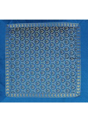 Lal Haveli Handmade Silk Fabric Decorative Turquoise Cushion Covers 24 x 24 inch 2