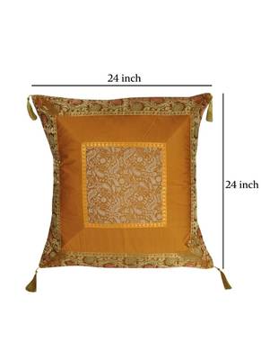 Lal Haveli Designer Silk Cushion Cover Sofa Decor/Home Decor 24 x 24 inch 4