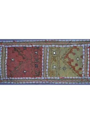 Rajasthani Handmade Patchwork Tapestry Decorative Cotton Door Toran 100 x 43 Cm 2