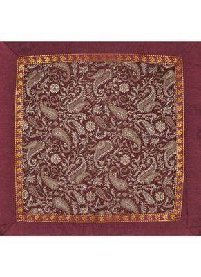 Lal Haveli Home Decor Paisley Silk Cushion Cover 24 x 24 Inch 2