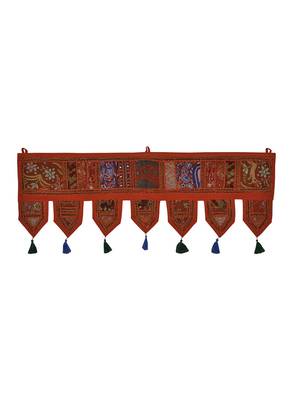 Cotton Door Toran Tapestry 39 X 16 Inches 1
