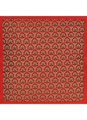 Lal Haveli Home Decorative Designer Square Silk Cushion Cover 18 x 18 Inch 2