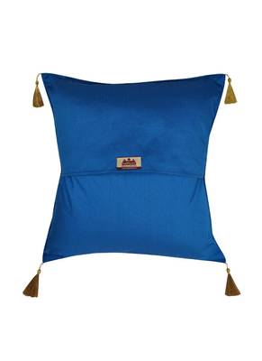 Lal Haveli Room Decorative Designer Throw Pillow Silk Cushion Cover 18 x 18 Inch 3