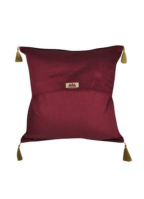 Lal Haveli Home Decorative Handmade Designer Silk Cushion Cover 18 x 18 Inch 3