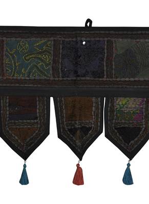 Rajasthani Home Decorative Embroidered & Patchwork Design Cotton Door Hanging... 3
