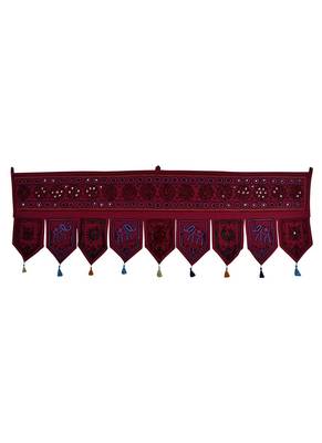 Rajasthani Handmade Decorative Embroidery Work Design Door Hanging Tapestries... 1