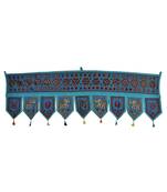 Lalhaveli Decorative Embroidery Work Mirror Work Design Door Valance 56 X 18 ...
