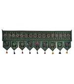Decorative Embroidery Work Design Cotton Door Hanging Toran 56 X 18 Inches