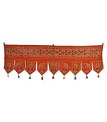 Ethnic Handmade Mirror Work Decorative Embroidery Design Cotton Door Hanging ...