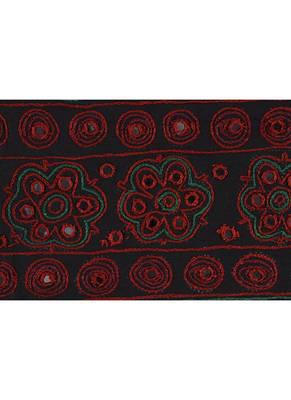 Home Decorative Handmade Embroidery Mirror Work Design Door Hanging 56 X 18 I... 3
