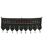 Rajasthnai Handmade Elephant Embroidery Mirror Work Designer Door Hanging 56 ...