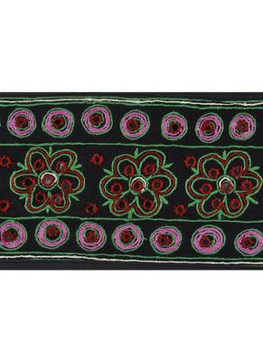 Rajasthnai Handmade Elephant Embroidery Mirror Work Designer Door Hanging 56 ... 3