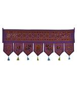 Embroidered Mirror Work Design Home Decor Cotton Door Hanging Toran 42 X 18 I...