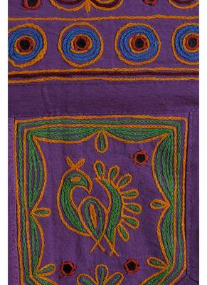 Embroidery & Mirror Work Design Cotton Indian Toran 42 X 18 Inches 3