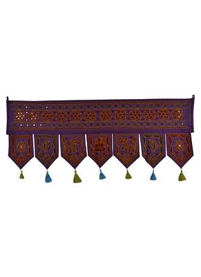 Home Decorative Embroidery Cotton Door Hanging Toran 42 X 18 Inches 1