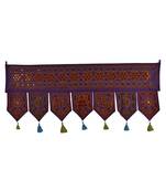 Home Decorative Embroidery Cotton Door Hanging Toran 42 X 18 Inches