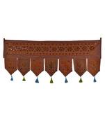 Handcrafted Mirror & Embroidery Mirror Work Design Home Decor Cotton Door Han...