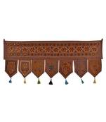 Ethnic Mirror Work & Mirror Embroidery Design Cotton Toran Tapestry 42 X 18 I...