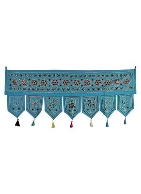 Handmade Cotton Door Valance Door Hanging Decoration 42 X 18 Inches 1