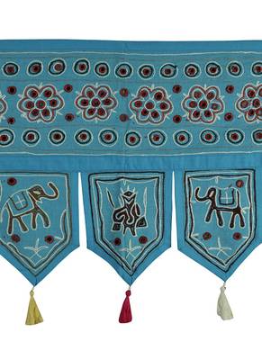 Handmade Cotton Door Valance Door Hanging Decoration 42 X 18 Inches 2