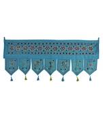 Traditional Design Home Decorative Embroidered Cotton Indian Toran 42 X 18 In...