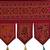 Handmade Window Valance Embroidered Decorative Toran Door Hanging 42 X 18 Inches