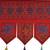Rajasthani Hand Embroidery Work Design Cotton Mirror Work Door Hanging 42 X 1...
