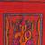 Rajasthani Hand Embroidery Work Design Cotton Mirror Work Door Hanging 42 X 1...