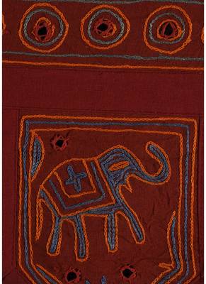 Indian Embroidery Work Design Door Hanging Toran 42 X 18 Inches 3