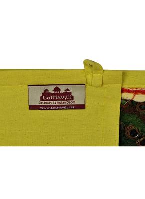 Lal Haveli Embroidery Patchwork Designer Handmade Window Valance Topper 39 X 16 inches 4