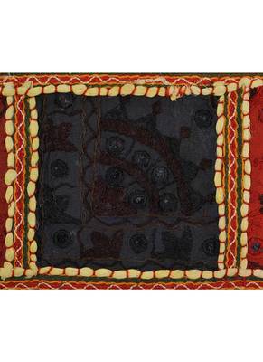 Lal Haveli Handmade Embroidery Patchwork Design Home D?cor Door Toran 39 X 16 inches 3
