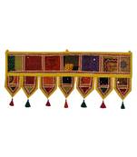 Lal Haveli Decorative Patchwork & Embroidery Design Cotton Door Hanging 39 X 16 inches