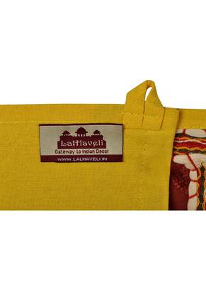 Lal Haveli Decorative Patchwork & Embroidery Design Cotton Door Hanging 39 X 16 inches 4