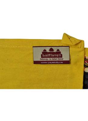 Lal Haveli Designer Handmade Ethnic Embroidery Patchwork Cotton Door Hanging Tapestry 39 X 16 inches 4