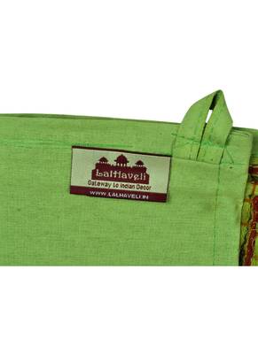 Lal Haveli Embroidered Patchwork Design Cotton Hanging Toran Tapestry 39 X 16 inches 4