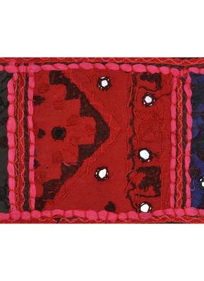 Lal Haveli Handmade Embroidery Patchwork Designer Cotton Toran Door Hanging 39 X 16 inches 3